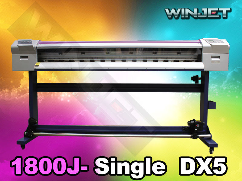 DX5 head for 1800mm 1800J small size 1440dpi Eco Solvent Digital inkjet printer Cheap price working stable eco solvent printer