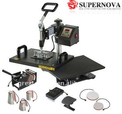 Dye sublimation combo heat press machine/ Multi-purpose heat press machine