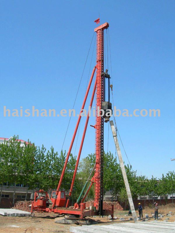 Dynamoelectric-pedrail Piling Machine