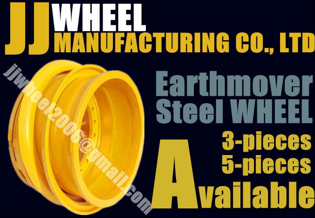 earthmover steel wheel rim