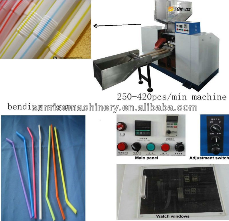 Easy Operated with Manual Plastic Straw Bending Machine