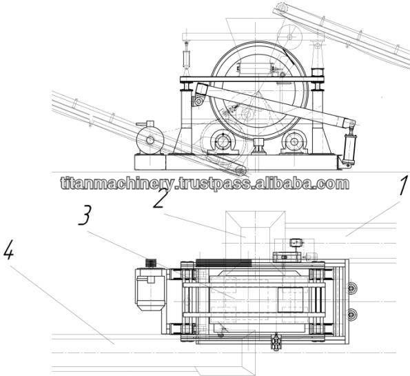 ECO-BRICK production line based on high pressure brick making machine.