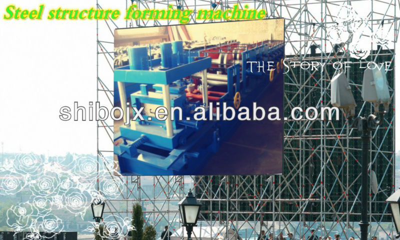 economic Russia style c purlin roll forming machine