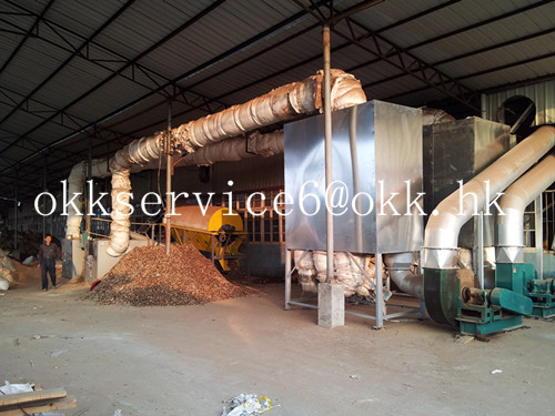 eddy current type wood chip dryer