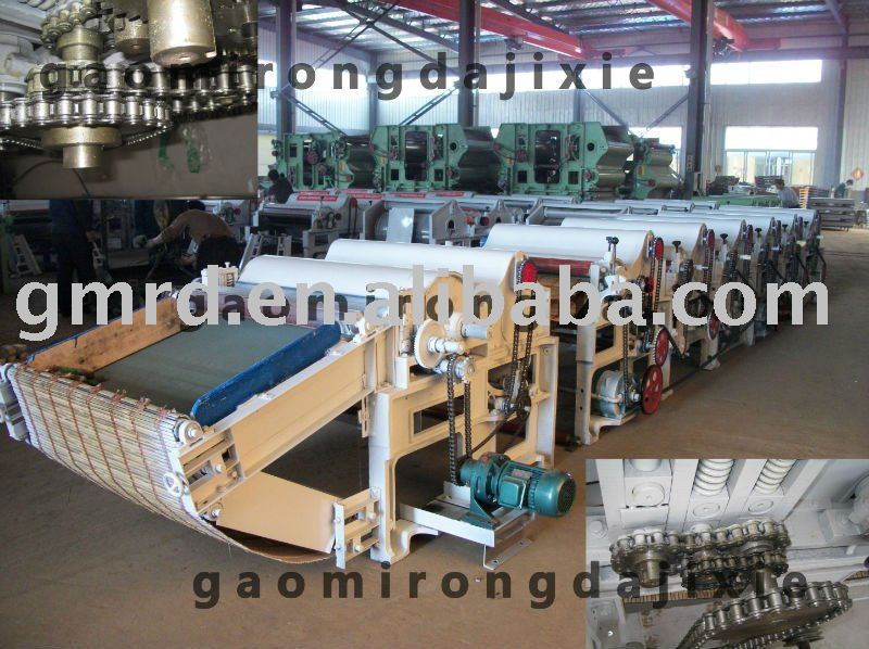 Effecient textile waste recycling machine GM-610