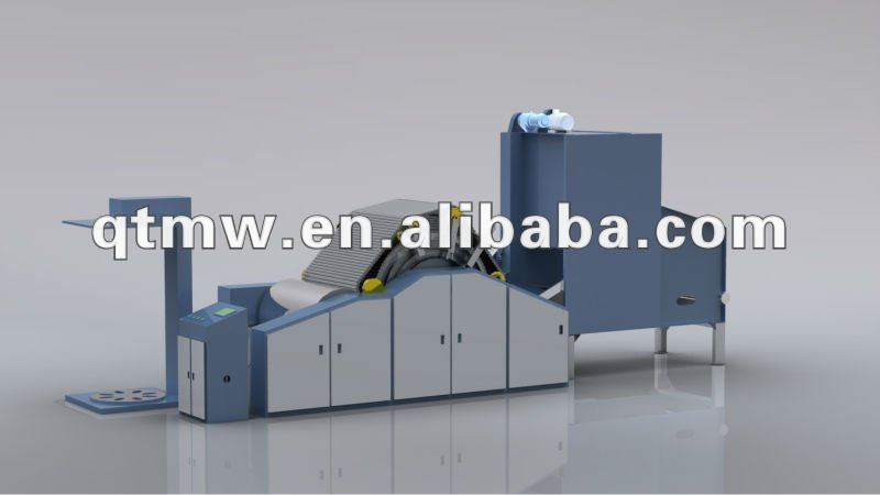 efficient semi-worsted combination carding machine