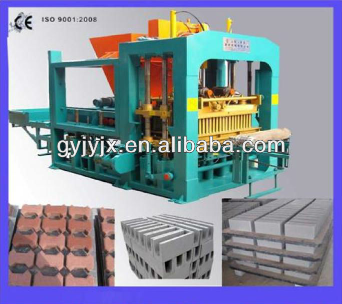 Egg-laying type concrete block machine