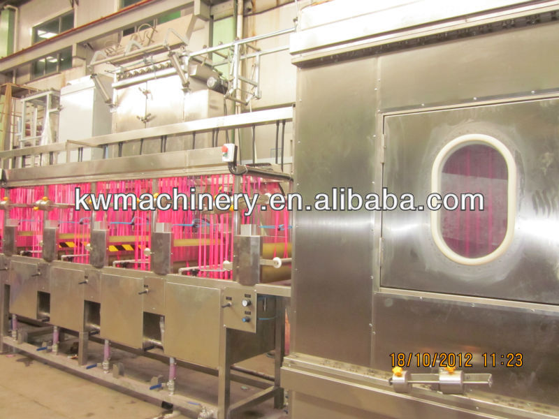 elastic tapes continuous dyeing machine