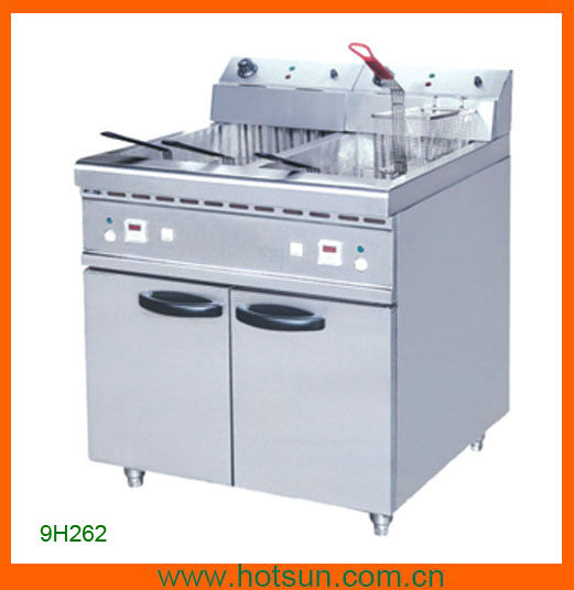 Electric 2-Tank Fryer (4-Basket) (freestanding type)9H262