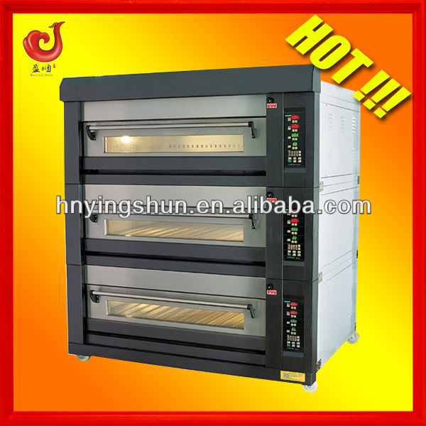 electric bakery oven for cakes/6 trays gas oven