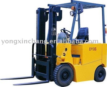 Electric, battery forklift truck