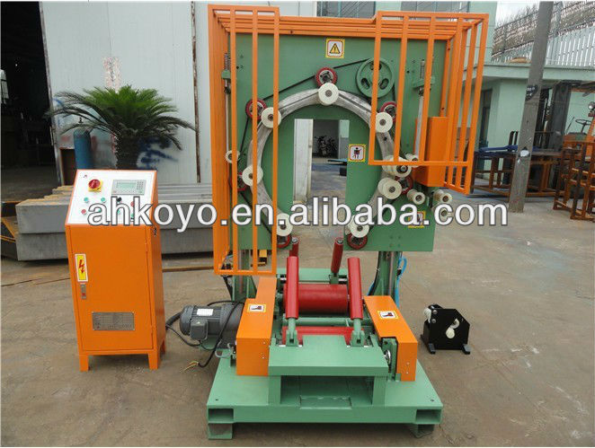 Electric cable wrapping machine