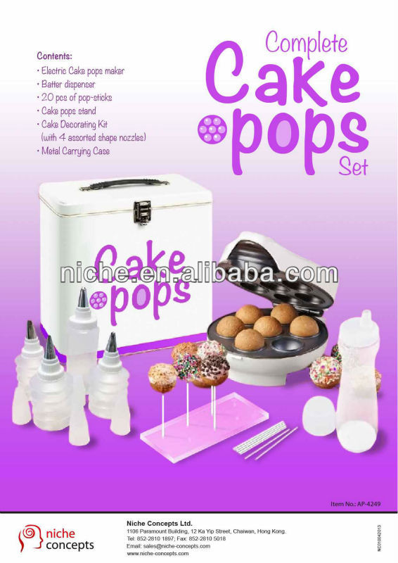 Electric cake pops set