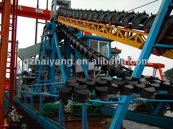 Electric Chain Bucket Gold Excavator