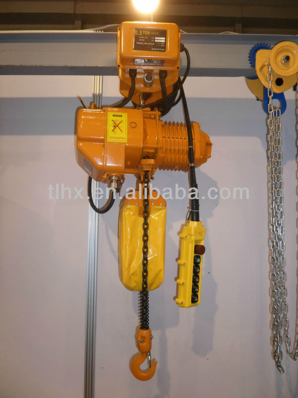 Electric chain hoist with trolley, small electric chain hoist with trolley