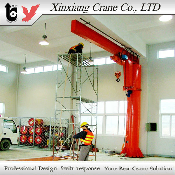 Electric hoist column cantilever crane