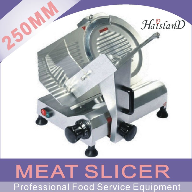 electric meat slicer/Alu.Oxidized/haisland/CE approval