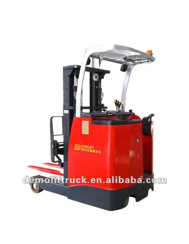 Electric reach forklift truck