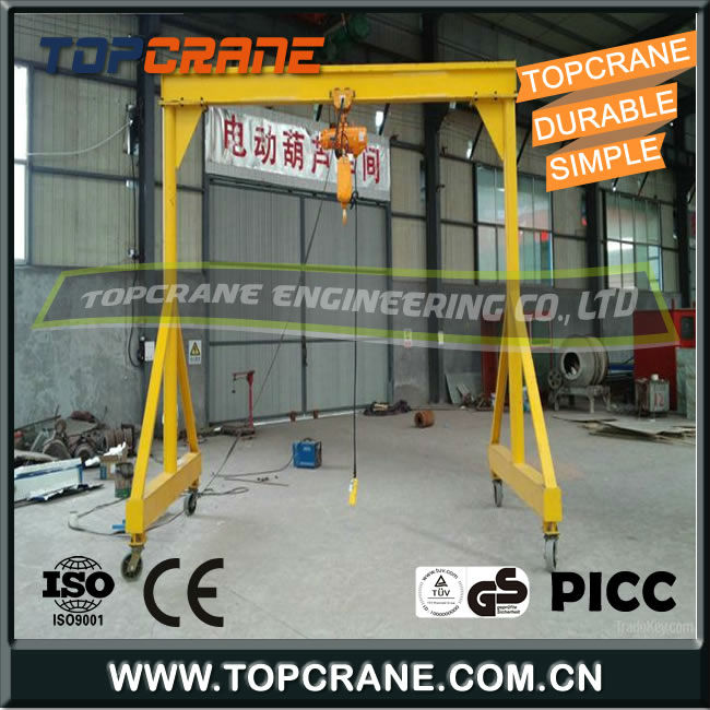 Electric Simple Gantry Crane with Single Girder 5 Ton