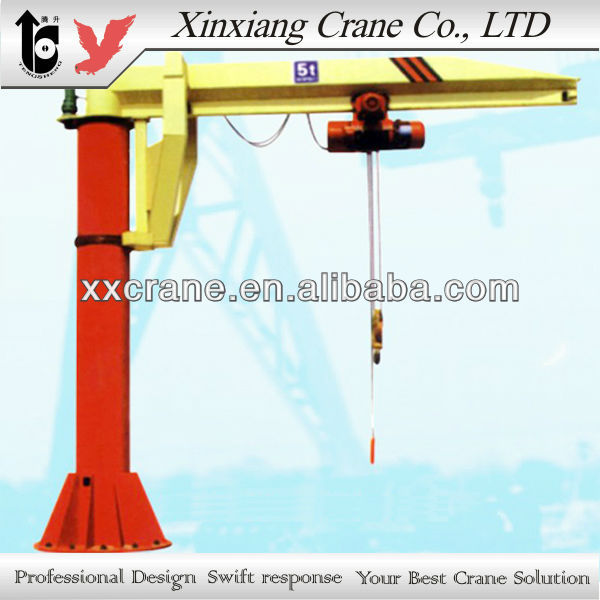 Electric tractor jib crane