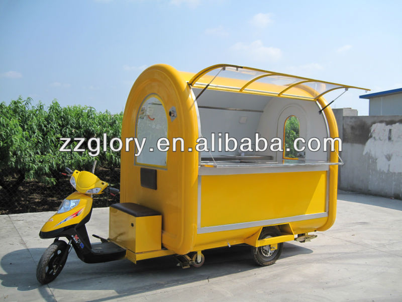 Electric Tricycle Mobile Hot Dog Cart For Sale