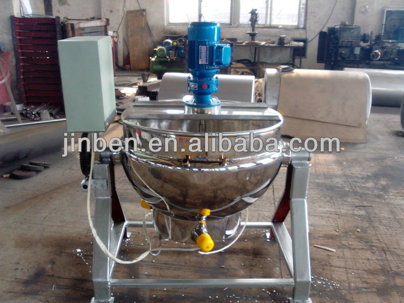 Electrical industrial jacketed kettle