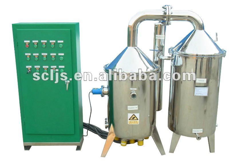 Electrical laboratory water distiller