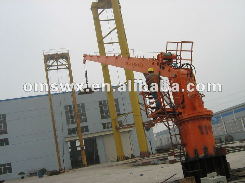 Electro-hydraulic Marine seivel Lifting Crane for sale