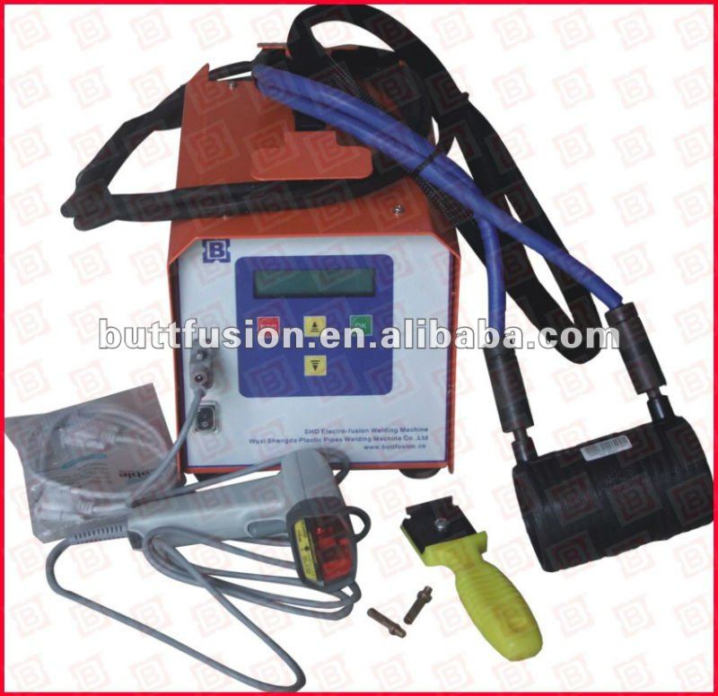 Electrofusion welding machine for HDPE pipes and fittings