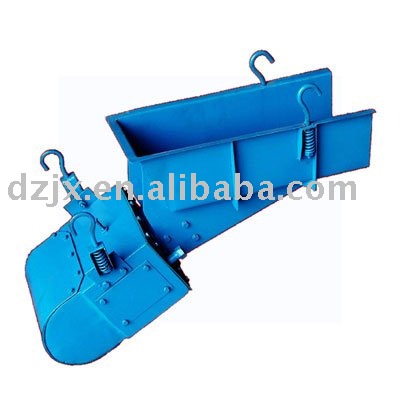 Electromagnetic vibrating hopper feeder