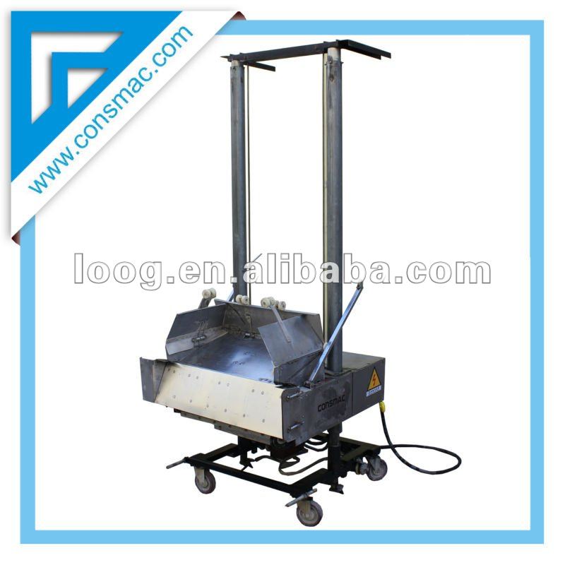 Electronic wall cement render machine