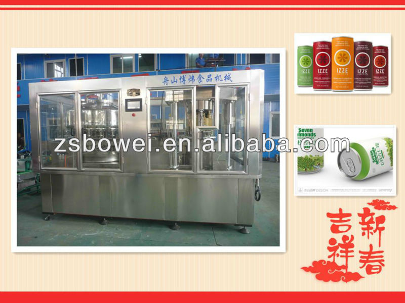 Energy drink filling machine for easy-open can