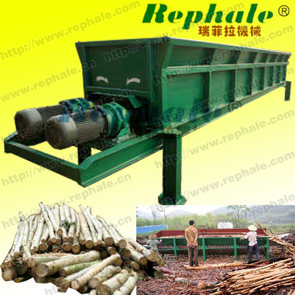 Energy Saving Double Roller Whole Log Debarker