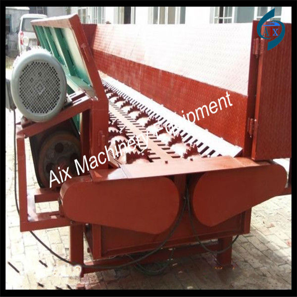 Energy saving log debarking machine