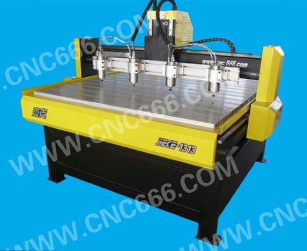 Engraving CNC Machine Equipment JK-1313-4 JIEKE Brand 4 spindle motor