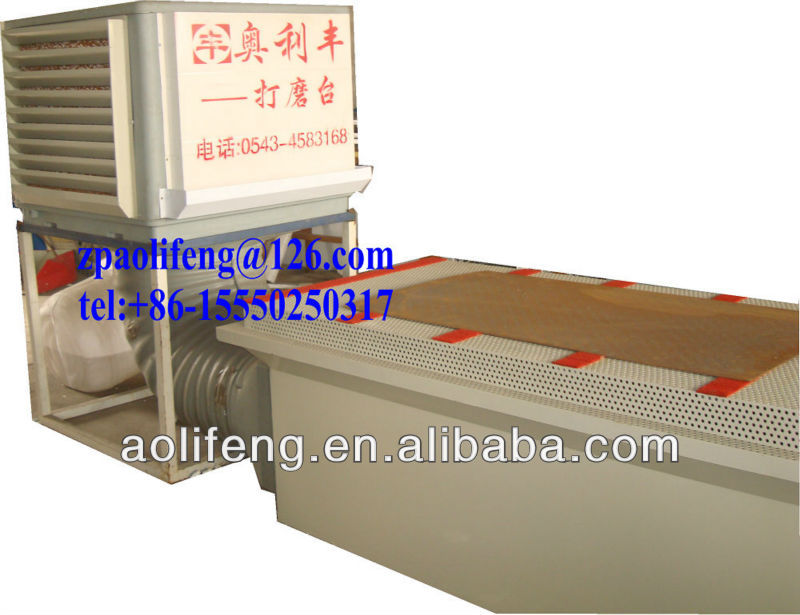 environmental downdraft table sanding bench for furniture wood parts