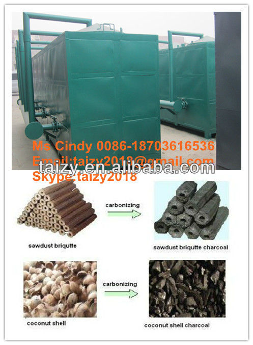 Environmental friendly biomass charcoal carbonization furnace with factory price 0086-18703616536