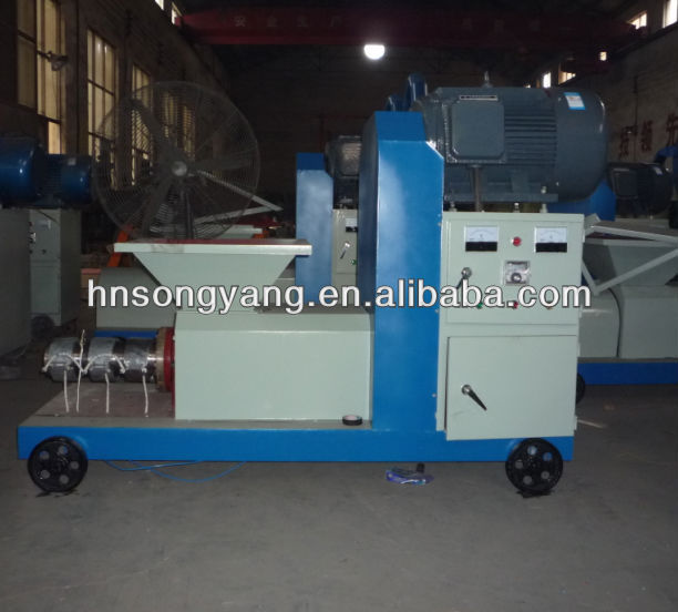 Environmental friendly sawdust briquette making machine