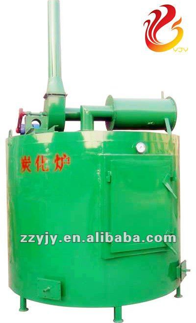 esay operation , charcoal carbonization furnace ,continuous carbonization furnace