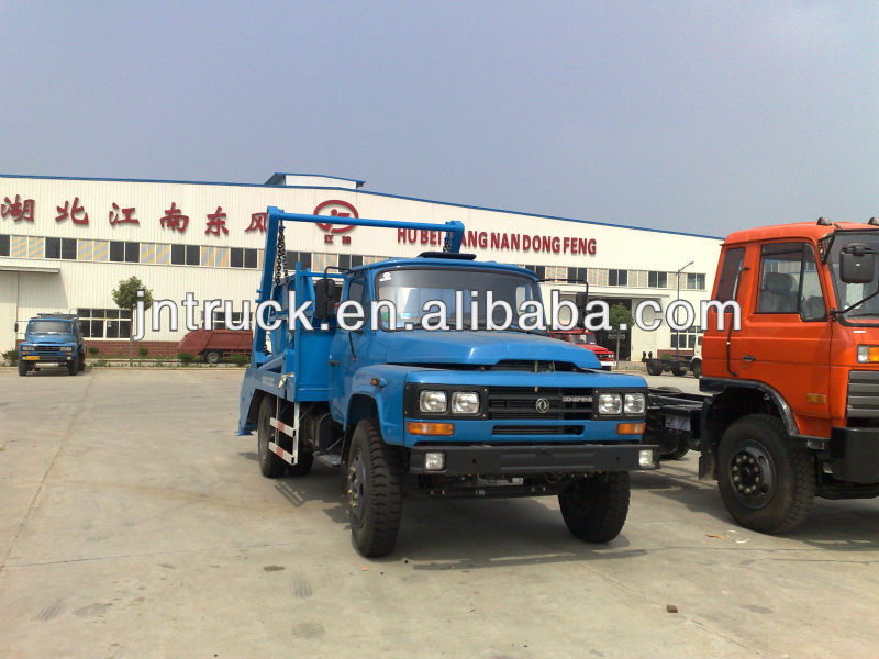 Euro 3 low price tip cab type Best selling Swing arm waste truck