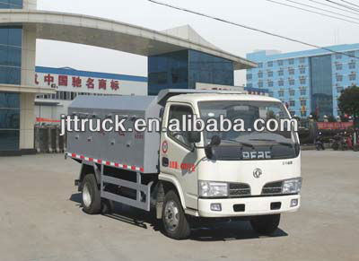 Euro 4 dongfeng 4*2 dump garbage truck