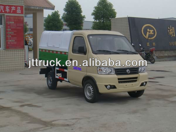 Euro 4,small garbage truck, Dongfeng 4*2 dump garbage truck