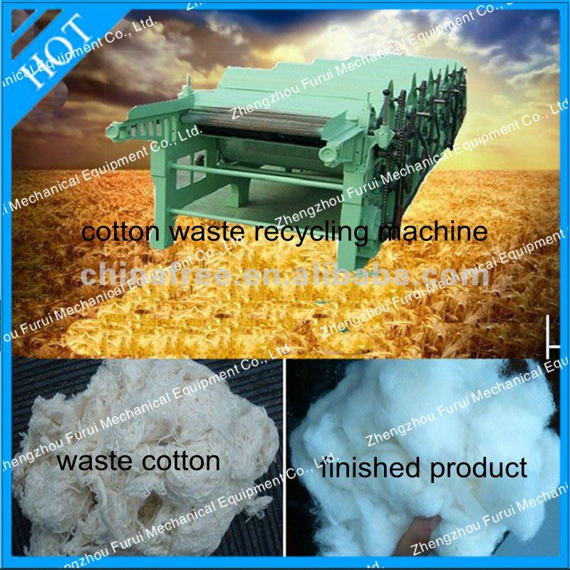 Excellent fabric cotton waste recycling machine with compact structure