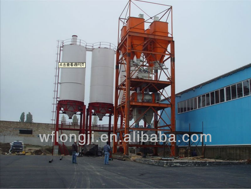 Export-oriented top rank mixing mortar plant 1-100t/h has packing machine