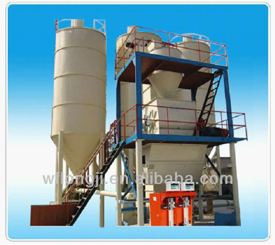 Export-oriented top rank plaster mortar plant1-100t/h has packing machine