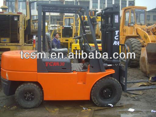 exporting used machines TCM forklifts 3T