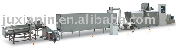 Extruded Floating Fish Food Making Machinery 120-500kg/h