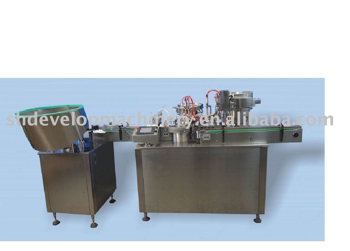 Eye drop filling stoppering and capping machine