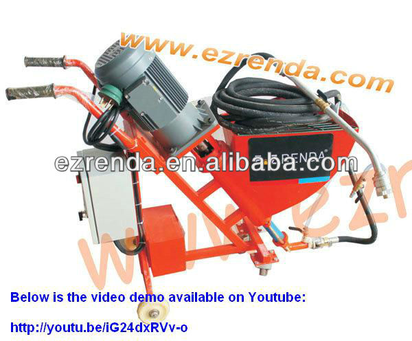 EZ RENDA Automatic Spraying Machine Available with putty power, latex paint, lacquer www.automaticrenderingmachine.com.