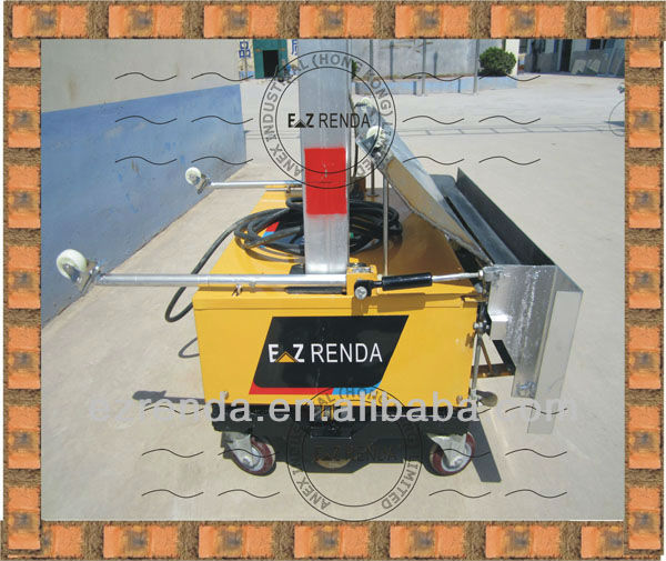 EZ RENDA Electronic Mortar Wall Plastering Machine for House Render/Stainless Steel Directional Pipes/Redner Height to 5m